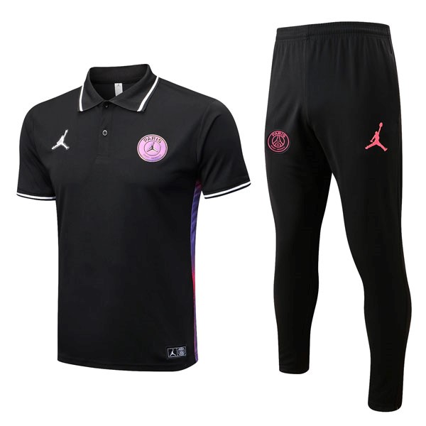 Polo PSG Ensemble Complet 2022-23 Noir